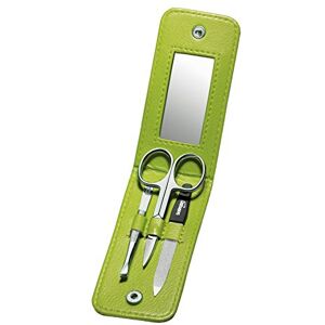 Clauss Manicure etui met spiegel, 3-delig, leer, groen, 1 stuk (1 x 3 stuks) Clauss Manicure etui met spiegel, 3-delig, leer, groen, 1 stuk (1 x 3 stuks)