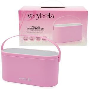 verybella Cosmeticakoffer met innovatief design met afneembare draaibare spiegel, opvouwbaar en met ledlampen, cosmeticakoffer met praktische handgreep, compacte afmetingen 116 x 235 x 104 cm verybella Cosmeticakoffer met innovatief design met afneembare draaibare spiegel, opvouwbaar en met ledlampen, cosmeticakoffer met praktische handgreep, compacte afmetingen 116 x 235 x 104 cm