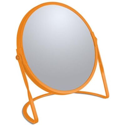 Akira X 5 oranje ronde make-up spiegel Akira X 5 oranje ronde make-up spiegel