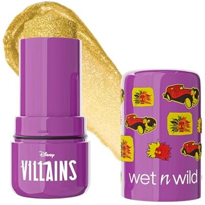 Wet n Wild x Disney Villains Bad Rep Jelly Highlighter – Gel-Highlighter voor Gezicht en Lichaam, Wet Look, High Voltage Wet n Wild x Disney Villains Bad Rep Jelly Highlighter – Gel-Highlighter voor Gezicht en Lichaam, Wet Look, High Voltage