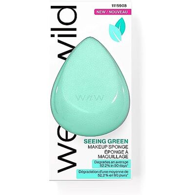 Wet n Wild Seeing Green Makeup Sponge, Beauty Blender voor Moeiteloze Make-up Aanbreng op Brede Gebieden en Close-updetails, Schaamvrij Verwijderen Wet n Wild Seeing Green Makeup Sponge, Beauty Blender voor Moeiteloze Make-up Aanbreng op Brede Gebieden en Close-updetails, Schaamvrij Verwijderen