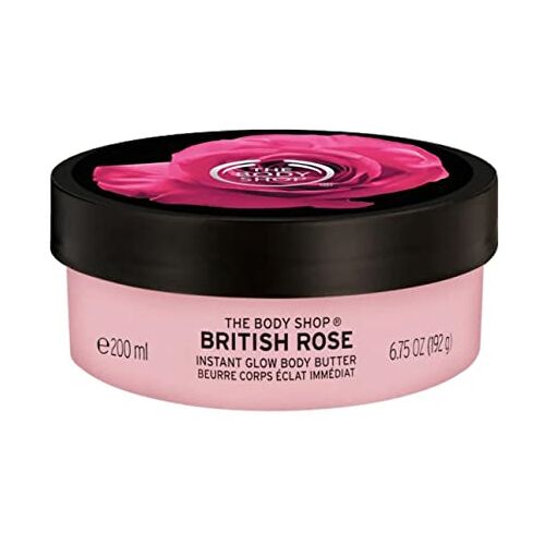 The Body Shop British Rose lichaamsboter 24 uur, (1 x 200 ml)