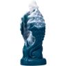 InkfuL Fantasy Dildo,Dildo for Women,Silicone Dildo,Anal Dildo,Suction Cup Dildo,Dildo. Dildo Fantasy: "Seahorse Wing"-Blue-White Iridescent,Irregular Texture,Strong Suction Base. Liquid Silicone (D218-M)