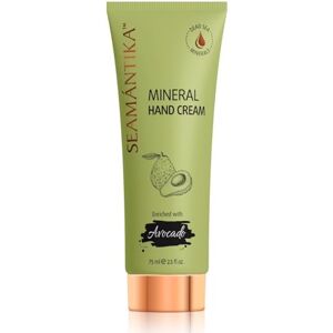 SEAMANTIKA Minerale Handcrème met Avocado-olie Intensieve Hydratatie en Beschermende Verzorging Geschikt voor Alle Huidtypes Vrij van Parabenen, Sulfaten, Siliconen en Minerale Oliën 75 ml SEAMANTIKA Minerale Handcrème met Avocado-olie Intensieve Hydratatie en Beschermende Verzorging Geschikt voor Alle Huidtypes Vrij van Parabenen, Sulfaten, Siliconen en Minerale Oliën 75 ml