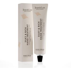 Jean & Len Silky en Rich Treatment Cardamom en Tonka, 100 procent recyclebare aluminium tube (zonder deksel), rijke handcrème, voor zachte handen, zonder parabenen en siliconen, vegan, 75 ml Jean & Len Silky en Rich Treatment Cardamom en Tonka, 100 procent recyclebare aluminium tube (zonder deksel), rijke handcrème, voor zachte handen, zonder parabenen en siliconen, vegan, 75 ml
