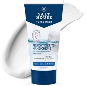 Salthouse Dode Zee-therapie Handcrème, met arganolie en sheaboter voor droge, gevoelige handen, snel intrekkend, verzorgt en beschermt, 75 ml Salthouse Dode Zee-therapie Handcrème, met arganolie en sheaboter voor droge, gevoelige handen, snel intrekkend, verzorgt en beschermt, 75 ml