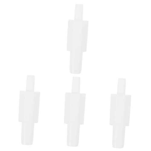 TOYANDONA 4Pcs Borstkolf Connector Borstkolf Slang Onderdelen Slang Connector Borstkolf Slang Adapters Borstkolf Accessoires Borstkolf Deel Elektrische Wit Pp Babe Baby