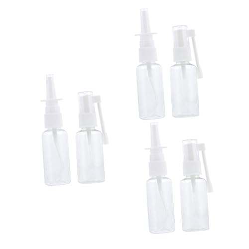 minkissy 6 Pcs Neusspray Fles Intranasale Insuline Sproeiers Neus Sucker Lege Neussproeier Neusspray Pomp Fles Neus Wassen Fles Kids Neusspray Druk Baby Blozen Suite Het Huisdier