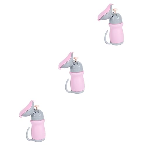 Lurrose 3 Stuks Draagbaar Urinoir Peuterurinoir Voor Jongens Urinoir Voor Vrouwen Baby Urinoir Potje Reisurinoir Draagbare Potje Plasbeker Cartoon Potje Urinoir Fles Beker Kleuter Auto P.p