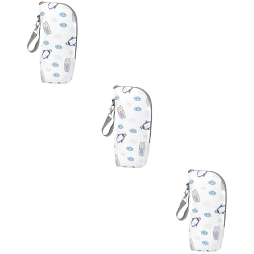 Toyvian 3 Stuks Handige flessentas babyflessenwarmer zak baby-accessoires reis accessoires Baby flesje kinderwagen accessoire zak voor zuigflessen voor kinderen Mummie zak