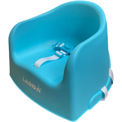 just 4 baby Baby Draagbare Blauwe Voeding Eetkamer Booster Seat Reizen Hoge Stoel UK Verkoper 417