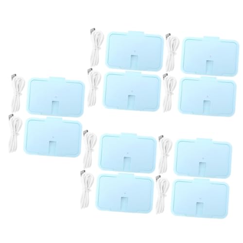 TOYANDONA 10 Stuks natte veeg warmer reis doekjes warmer voor babydoekjes Draagbare babydoekjes verwarmingsapparaat Draagbare doekjesverwarmer draagbare natte doekjes warmer auto