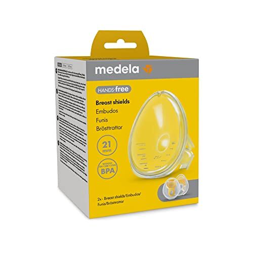 Medela Hands-free borstkappen, 2 x borstkappen, BPA-vrij,  accessoires voor handsfree borstkolf, accessoires voor handsfree opvangschalen