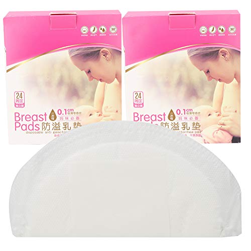 Agatige 48 STKS Borstvoeding Pad, Ademende Borstvoeding Pads Anti Morsing Nursing Pads Borstvoeding Tools Voor Moeder