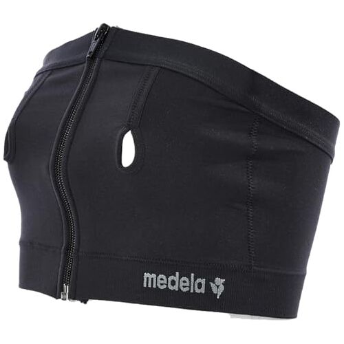 Medela Easy Expression Bustier Bustier om hands-free af te kolven, Maat S Zwart