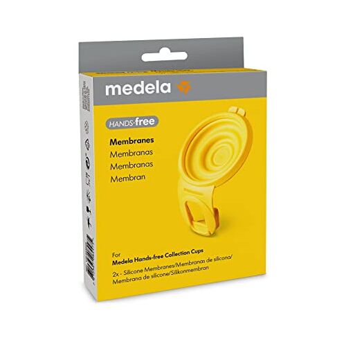 Medela Handsfree membranen, 2x siliconen membranen,  Handsfree pomp accessoires, handsfree collectie cup accessoires