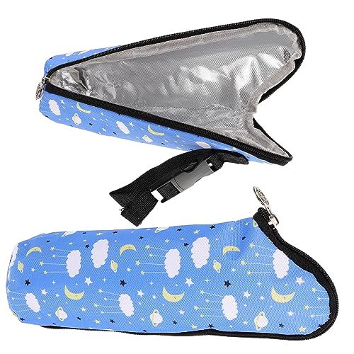 ifundom 4 Stuks Geïsoleerde Babyfleszak Babyfles Draagtas Outdoor Waterfles Tas Draagbare Babyfleszakken Enkele Babyfles Tote Handtas Opbergtas Polyester Isolatie Reizen