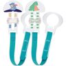 MAM Baby Soother Clips I Love Mummy & I Love Daddy Speenketting Clip Voor Speentjes Pak Van 2 Blauw