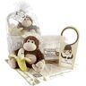 Baby Aspen "Vijf kleine apen" vijfdelige geschenkset in Keepsake mand