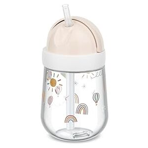 Mepal Mio rietjesbeker, vanaf 9 maanden, lekvrije drinkfles voor peuters, vaatwasserbestendig en BPA-vrij, 300 ml, Sunshine & Rainbow Mepal Mio rietjesbeker, vanaf 9 maanden, lekvrije drinkfles voor peuters, vaatwasserbestendig en BPA-vrij, 300 ml, Sunshine & Rainbow