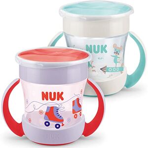 NUK Trainingsbeker en roze rollerskates - Trainingsbeker, Rollerskates (Roze), 2 stuks NUK Trainingsbeker en roze rollerskates - Trainingsbeker, Rollerskates (Roze), 2 stuks