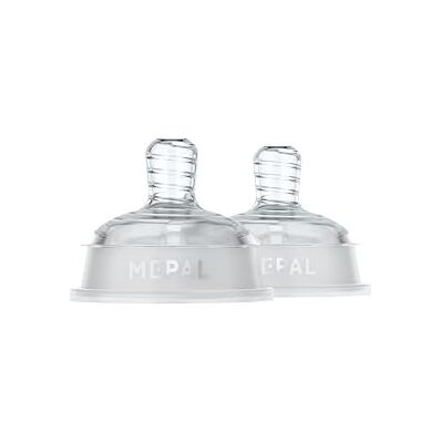 Mepal Fast Mio Spenen voor babyfles, set van 2-stuks, anti-koliek, spiraalontwerp voorkomt verstopping, siliconen van medische kwaliteit Mepal Fast Mio Spenen voor babyfles, set van 2-stuks, anti-koliek, spiraalontwerp voorkomt verstopping, siliconen van medische kwaliteit