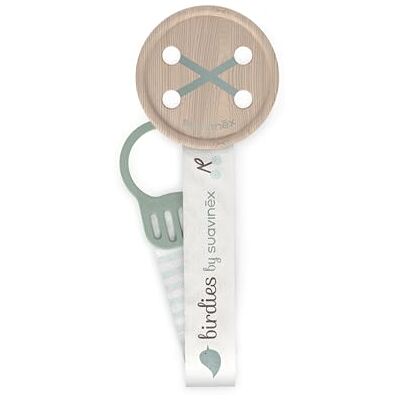 Suavinex , Dopspeenband van zeildoek voor pasgeborenen, dubbelzijdige decoratieve band, fopspeenketting, clip met clip, voor baby's + 0 maanden, geschikt voor pasgeborenen, vogels, groen Suavinex , Dopspeenband van zeildoek voor pasgeborenen, dubbelzijdige decoratieve band, fopspeenketting, clip met clip, voor baby's + 0 maanden, geschikt voor pasgeborenen, vogels, groen