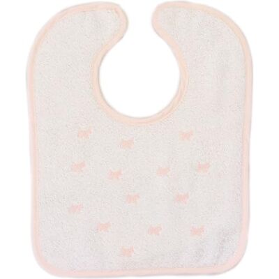 BABIDU Unisex baby slabbetje, roze, Quadrat BABIDU Unisex baby slabbetje, roze, Quadrat