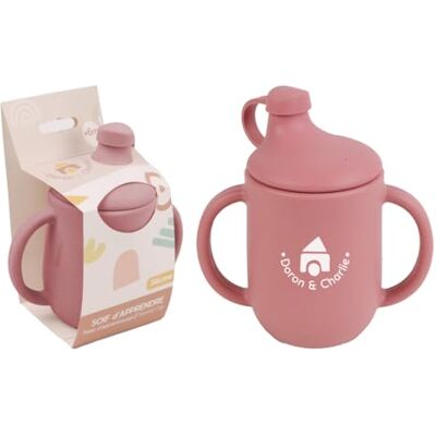 DORON & CHARLIE Leer Beker Kindermaaltijd 056740 Roze Siliconen 150 ml Magnetronbestendig Wasmachine Makkelijk schoon te maken Babybeker Vanaf 4 maanden DORON & CHARLIE Leer Beker Kindermaaltijd 056740 Roze Siliconen 150 ml Magnetronbestendig Wasmachine Makkelijk schoon te maken Babybeker Vanaf 4 maanden