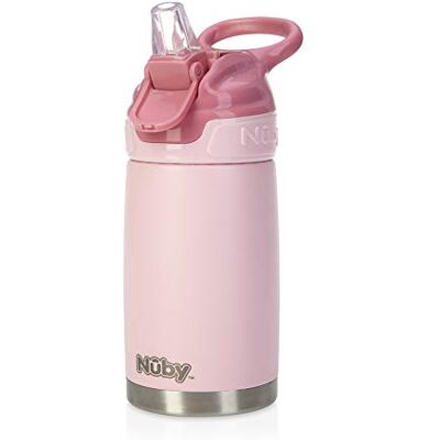 Nuby Roze Reisbeker Zonder Gemorst - 10 Oz Nuby Roze Reisbeker Zonder Gemorst - 10 Oz