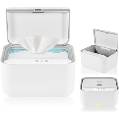 Lionelo BabyBliss Billendoekjes Verwarmer 3 Temperatuurstanden 35°-55°C Babydoekjes Warmer – 4-Zijdig Surround Heating, Hygienisch en Veilig – Nachtlampje – Stil en Energiezuinig Lionelo BabyBliss Billendoekjes Verwarmer 3 Temperatuurstanden 35°-55°C Babydoekjes Warmer – 4-Zijdig Surround Heating, Hygienisch en Veilig – Nachtlampje – Stil en Energiezuinig