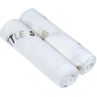 Lässig Baby Muslin Doeken - 120x120cm, Perzik - Muslin Doeken Lässig Baby Muslin Doeken - 120x120cm, Perzik - Muslin Doeken