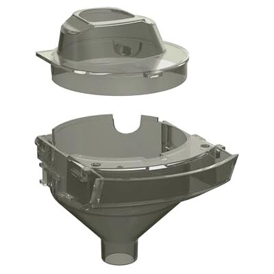 Baby Brezza Formula Pro Mini vervangende trechter en afdekking, grijs Baby Brezza Formula Pro Mini vervangende trechter en afdekking, grijs