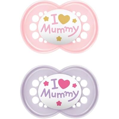 MAM Originele siliconen 6-16 Mummy Rose MAM Originele siliconen 6-16 Mummy Rose