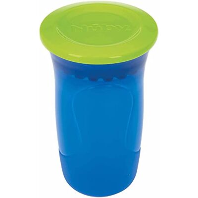 Nuby Tweedelige 360° antiknoei beker 6m+ Blauw Nuby Tweedelige 360° antiknoei beker 6m+ Blauw