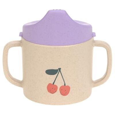 Lassig LÄSSIG Kids oefenbeker met handvat en afneembaar deksel 150 ml/Sippy Cup Happy Fruits Cherry Lassig LÄSSIG Kids oefenbeker met handvat en afneembaar deksel 150 ml/Sippy Cup Happy Fruits Cherry