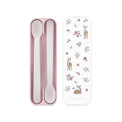 Mepal Mio babylepel Little Dutch, babylepel met lange steel, vaatwasserbestendig en BPA-vrij, babyservies, set van 2, Fairy Garden Mepal Mio babylepel Little Dutch, babylepel met lange steel, vaatwasserbestendig en BPA-vrij, babyservies, set van 2, Fairy Garden