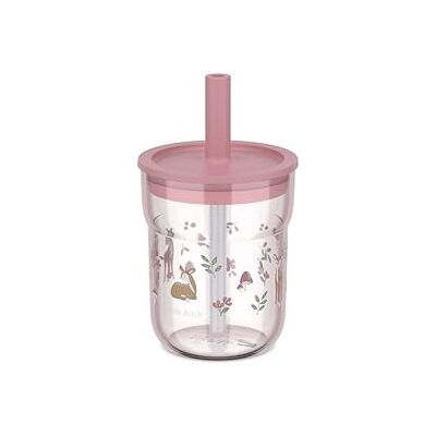 Mepal Mio kinderbeker met rietje, Little Dutch, flexibel deksel met insectenwerend rietje, geschikt voor alle vloeistoffen, morsbestendig, vaatwasserbestendig en BPA-vrij, 250 ml, Fairy Garden Mepal Mio kinderbeker met rietje, Little Dutch, flexibel deksel met insectenwerend rietje, geschikt voor alle vloeistoffen, morsbestendig, vaatwasserbestendig en BPA-vrij, 250 ml, Fairy Garden