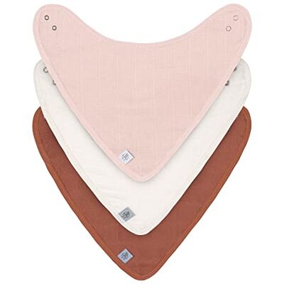 Lassig LÄSSIG Unisex baby halsdoek (3 stuks) Mull/Muslin Bandana poeder roze/milky/roest Lassig LÄSSIG Unisex baby halsdoek (3 stuks) Mull/Muslin Bandana poeder roze/milky/roest