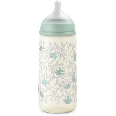 Suavinex , Anti-koliek flesje, 360 ml, met fysiologische speen SX Pro, van siliconen, met tandheelkundige stroom (L), voor dichte vloeistoffen, geschikt voor vloeibare babyvoeding, baby's + 6 maanden Suavinex , Anti-koliek flesje, 360 ml, met fysiologische speen SX Pro, van siliconen, met tandheelkundige stroom (L), voor dichte vloeistoffen, geschikt voor vloeibare babyvoeding, baby's + 6 maanden