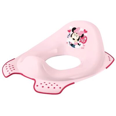 Lulabi Minnie Icon toiletbril voor meisjes van polypropyleen, geschikt vanaf 24 maanden, roze Lulabi Minnie Icon toiletbril voor meisjes van polypropyleen, geschikt vanaf 24 maanden, roze