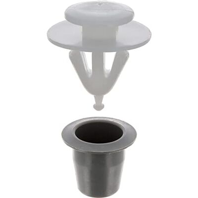 Restagraf 1258 clip + fopspeen, zwart/wit Restagraf 1258 clip + fopspeen, zwart/wit