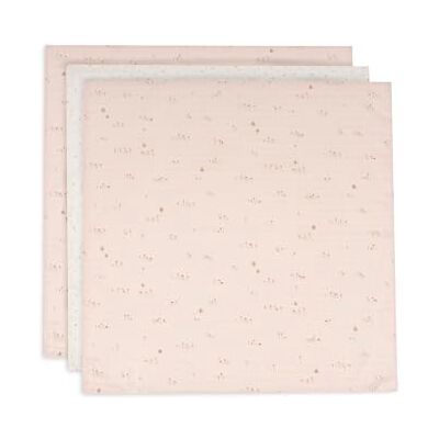 Jollein Baby Hydrofiele Doekjes, Pretty Picnic, 70X70Cm, 3-Pack, 100% Katoen, Baby Spuugdoekjes, Oeko-Tex Gecertificeerd Jollein Baby Hydrofiele Doekjes, Pretty Picnic, 70X70Cm, 3-Pack, 100% Katoen, Baby Spuugdoekjes, Oeko-Tex Gecertificeerd