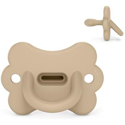 Suavinex , Siliconen fopspeen, voor baby's van 0/6 maanden en pasgeborenen, met fysiologische SX Pro-zuiger, zacht en flexibel, ideaal om te slapen, respecteert de mondwikkeling, vlinder, Irish Cream Suavinex , Siliconen fopspeen, voor baby's van 0/6 maanden en pasgeborenen, met fysiologische SX Pro-zuiger, zacht en flexibel, ideaal om te slapen, respecteert de mondwikkeling, vlinder, Irish Cream
