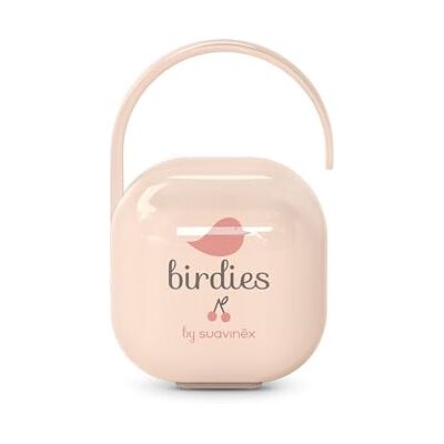 Suavinex , Fopspeenhouder voor baby's, voor het vervoer van 2 fopspeen, robuuste en gemakkelijk te reinigen tas, met flexibele riem om op te hangen aan tas, kinderwagen of kinderbed, veilige sluiting Suavinex , Fopspeenhouder voor baby's, voor het vervoer van 2 fopspeen, robuuste en gemakkelijk te reinigen tas, met flexibele riem om op te hangen aan tas, kinderwagen of kinderbed, veilige sluiting