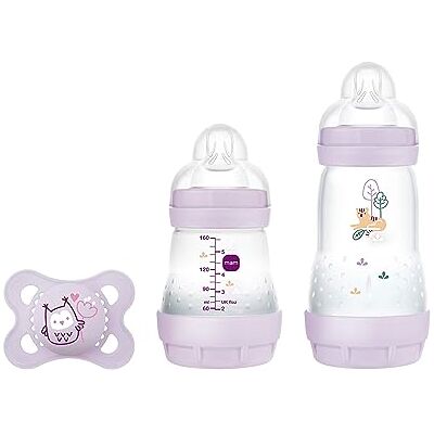 MAM Easy Start Baby Cadeauset Lilac - Baby Voedingsset MAM Easy Start Baby Cadeauset Lilac - Baby Voedingsset
