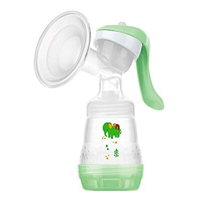 MAM anti-koliek handmatige borstkolf met fles, 160 ml Eenvoudig en ontspannen gebruik, efficiënt en hygiënisch, directe verwijdering uit de fles of de bewaarcontainer MAM anti-koliek handmatige borstkolf met fles, 160 ml Eenvoudig en ontspannen gebruik, efficiënt en hygiënisch, directe verwijdering uit de fles of de bewaarcontainer