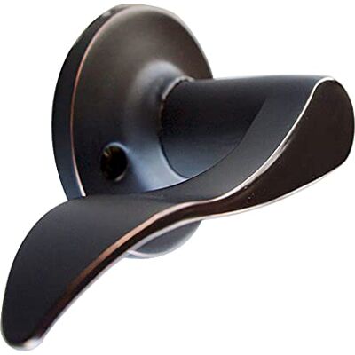 Design House Stratford linkshand fopspeen deurknop fopspeen Olie-rubbed brons Design House Stratford linkshand fopspeen deurknop fopspeen Olie-rubbed brons