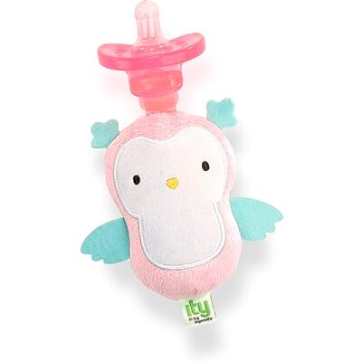 Ingenuity ity by Cozy Coo, BPA-vrije en medische siliconen fopspeen, pluche uil, uniseks, voor pasgeborenen en ouder Nally Ingenuity ity by Cozy Coo, BPA-vrije en medische siliconen fopspeen, pluche uil, uniseks, voor pasgeborenen en ouder Nally
