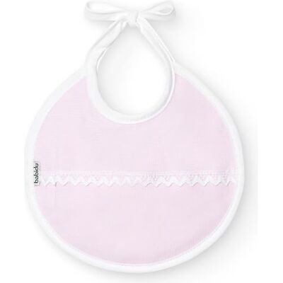 BABIDU Unisex baby slabbetje, roze, Runde 2 BABIDU Unisex baby slabbetje, roze, Runde 2
